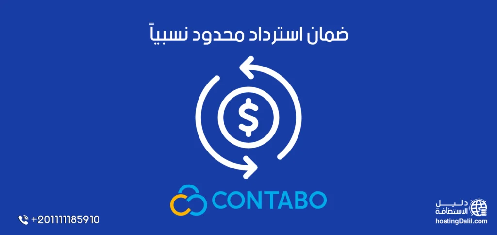 ضمان استرداد الاموال في استضافة كونتابو محدود نسبياً