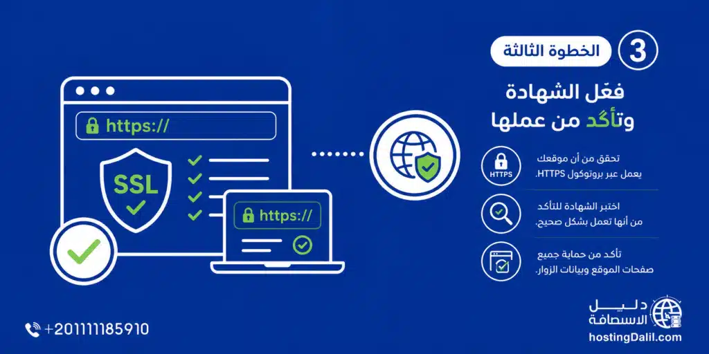 كيف تحصل على شهادة SSL وتفعلها؟